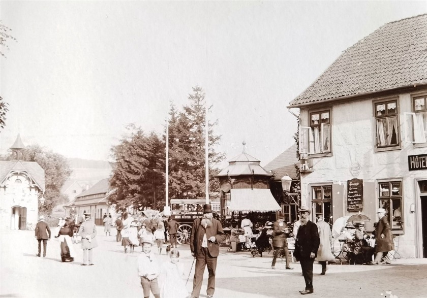 Personen am flanieren