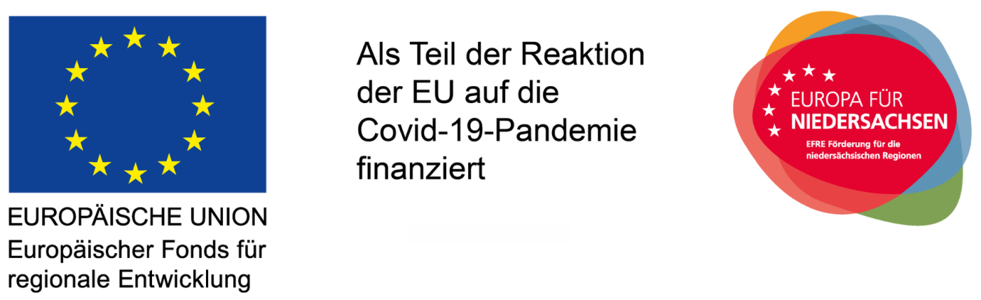 Banner mit dem Logo des EU Fonds für regionale Entwicklung